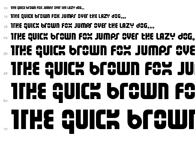 Dendritic Voltage font waterfall